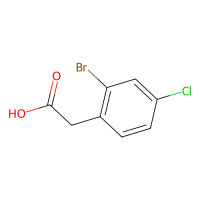 2-(2-溴-4-氯苯基)乙酸，52864-56-9，≥98%，阿拉丁