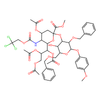 Neu5Troc[1Me,4789Ac]α(2-3)Gal[26Bn]-β-MP，610763-72-9，≥98%(HPLC)，阿拉丁