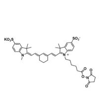 磺基-Cy7 琥珀酰亚胺酯（Sulfo-Cy7 NHS ester），1603861-95-5，≥95%，阿拉丁