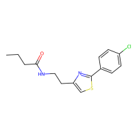 N-(2-(2-(4-氯苯基)噻唑-4-基)乙基)丁酰胺，932986-18-0，10mM in DMSO，阿拉丁