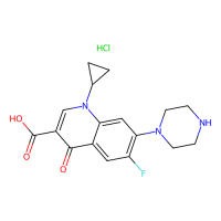盐酸环丙沙星，93107-08-5，10mM in DMSO，阿拉丁