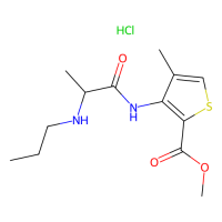 Articaine HCl,23964-57-0,10mM in DMSO,阿拉丁