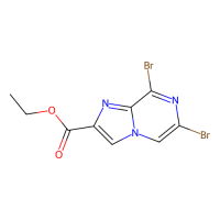 6,8-二溴咪唑并[1,2-a]吡嗪-2-羧酸乙酯？，87597-21-5，≥95%，阿拉丁