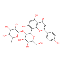 牡荆素-2-O-鼠李糖苷，64820-99-1，10mM in DMSO，阿拉丁