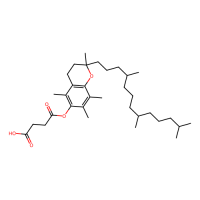 D-α-生育酚琥珀酸酯,4345-03-3,半合成,1210 IU/g,阿拉丁