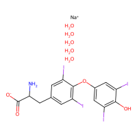 L-甲状腺素钠五水合物(左甲状腺素钠),6106-07-6,10mM in DMSO,阿拉丁