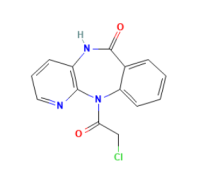 1-(2-氯乙酰基)-5，11-二氢-吡啶并-[2，3-b][1，4]苯并二氮杂卓-6-酮，28797-48-0，≥98%，阿拉丁