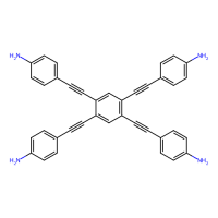 4,4',4'',4'''-[苯-1,2,4,5-四基四(乙炔-2,1-二基)]四苯胺，2375652-88-1，≥97%，阿拉丁