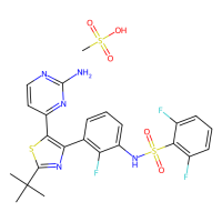 Dabrafenib mesylate，1195768-06-9，10mM in DMSO，阿拉丁