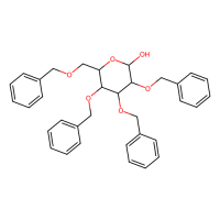 2,3,4,6-四-O-苄基-D-吡喃半乳糖，6386-24-9，≥98%(HPLC)，阿拉丁