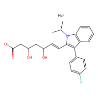 氟伐他汀钠 水合物,93957-55-2,10mM in DMSO,阿拉丁