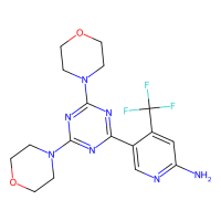 Bimiralisib (PQR309)，1225037-39-7，Moligand™, 10mM in DMSO，阿拉丁