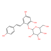 2,3,5,4-四羟基二苯乙烯葡萄糖苷，82373-94-2，分析标准品, ≥98%，阿拉丁