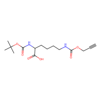 N²-[(1,1-二甲基乙氧基)羰基]-N⁶-[(2-丙炔氧基) )羰基]-L-赖氨酸，1202704-91-3，≥90%，阿拉丁