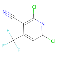2,6-dichloro-4-(trifluoromethyl)pyridine-3-carbonitrile，13600-42-5，≥97%，阿拉丁