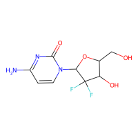 吉西他滨,95058-81-4,Moligand™, 10mM in DMSO,阿拉丁