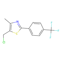 5-(氯甲基)-4-甲基-2-[4-(三氟甲基)苯基] -1,3-噻唑，317318-97-1，≥95%，阿拉丁