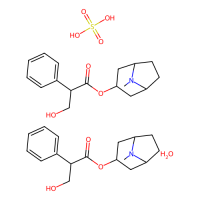 Atropine sulfate monohydrate,5908-99-6,10mM in DMSO,阿拉丁