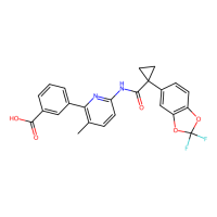 Lumacaftor (VX-809)，936727-05-8，Moligand™, 10mM in DMSO，阿拉丁