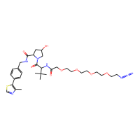 (S,R,S)-AHPC-PEG₄-叠氮化物，1797406-81-5，≥95%，阿拉丁