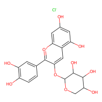 矢车菊素-3-O-阿拉伯糖苷，111613-04-8，≥95%，阿拉丁