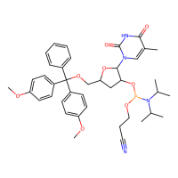 3'-脱氧-5'-O-DMT-5-甲基尿苷2'-CE亚磷酰胺,142103-12-6,阿拉丁