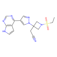 Baricitinib (INCB028050)，1187594-09-7，Moligand™, 10mM in DMSO，阿拉丁