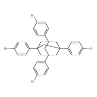 1,3,5,7-四(溴苯基)金刚烷，144970-36-5，≥98%，阿拉丁