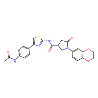 N-(4-(4-Acetamidophenyl)thiazol-2-yl)-1-(2,3-dihydrobenzo[b][1,4]dioxin-6-yl)-5-oxopyrrolidine-3-carboxamide，790237-66-0，≥96%，阿拉丁