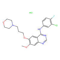 吉非替尼盐酸盐，184475-55-6，≥98%，阿拉丁