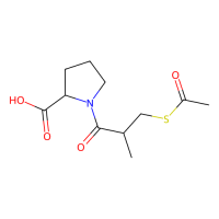 N-[3-(乙酰巯基)-(2S)-甲基丙酰基]-L-脯氨酸，64838-55-7，≥97%，阿拉丁