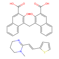 双羟萘酸噻嘧啶,22204-24-6,10mM in DMSO,阿拉丁