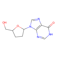 2',3'-二脱氧肌苷，69655-05-6，Moligand™, 10mM in DMSO，阿拉丁