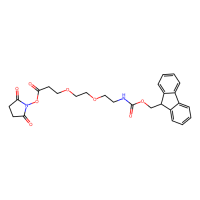 Fmoc-PEG2-琥珀酰亚胺酯,1807534-85-5,≥98%,阿拉丁