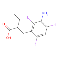 碘番酸，96-83-3，10mM in DMSO，阿拉丁