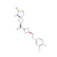 2-[3-[(3-chloro-4-methylphenyl)methoxy]azetidine-1-carbonyl]-7-oxa-5-azaspiro[3.4]octan-6-one，阿拉丁