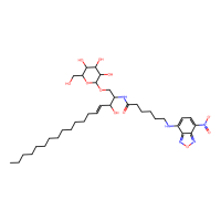 N-[6-[(7-硝基-2-1,3-苯并恶二唑-4-基)氨基]己酰基] -D-半乳糖基-β1-1'-鞘氨醇，170212-26-7，≥99%，阿拉丁