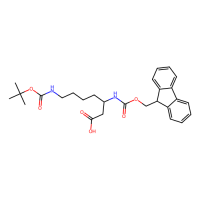 N(omega)-Boc-N(β)-Fmoc-L-β-高赖氨酸,203854-47-1,≥95%(HPLC),阿拉丁