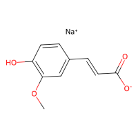 阿魏酸钠,24276-84-4,10mM in Water,阿拉丁