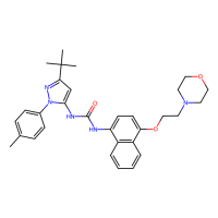 Doramapimod (BIRB 796),285983-48-4,Moligand™, 10mM in DMSO,阿拉丁