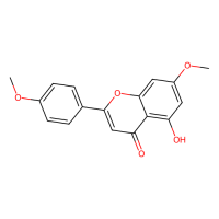 4',7-二甲氧基-5-羟基黄酮，5128-44-9，10mM in DMSO，阿拉丁