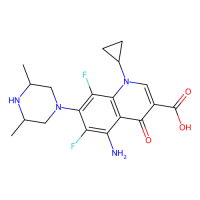 Sparfloxacin，110871-86-8，Moligand™, 10mM in DMSO，阿拉丁