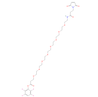 Mal-amido-PEG8-TFP ester，1924596-31-5，≥95%，阿拉丁