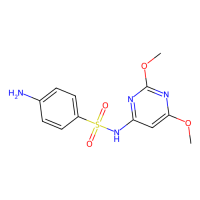 磺胺二甲氧嘧啶，122-11-2，Moligand™, 10mM in DMSO，阿拉丁