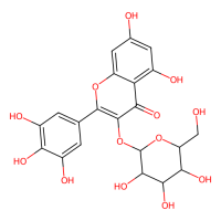 杨梅素3-O-β-D-半乳糖吡喃糖苷,15648-86-9,≥95%,阿拉丁