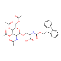 N-芴甲氧羰基-O-(2-乙酰氨基-3,4,6-三-O-乙酰基-2-脱氧-α-D-吡喃半乳糖基)-L-丝氨酸，120173-57-1，≥98%，阿拉丁
