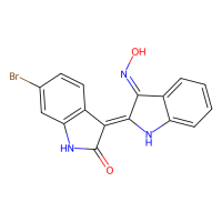(2'Z,3'E)-6-溴靛玉红-3'-肟,667463-62-9,Moligand™, 10mM in DMSO,阿拉丁
