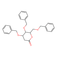 (4R,5S,6R)-4,5-双(苄氧基)-6-(苄氧基甲基)四氢-2H-吡喃-2-one，72605-77-7，≥97%，阿拉丁