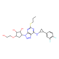 Ticagrelor，274693-27-5，Moligand™, 10mM in DMSO，阿拉丁