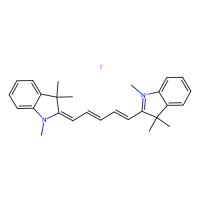1,1',3,3,3',3'-六甲基吲哚双碳菁碘，36536-22-8，≥98%(HPLC)，阿拉丁